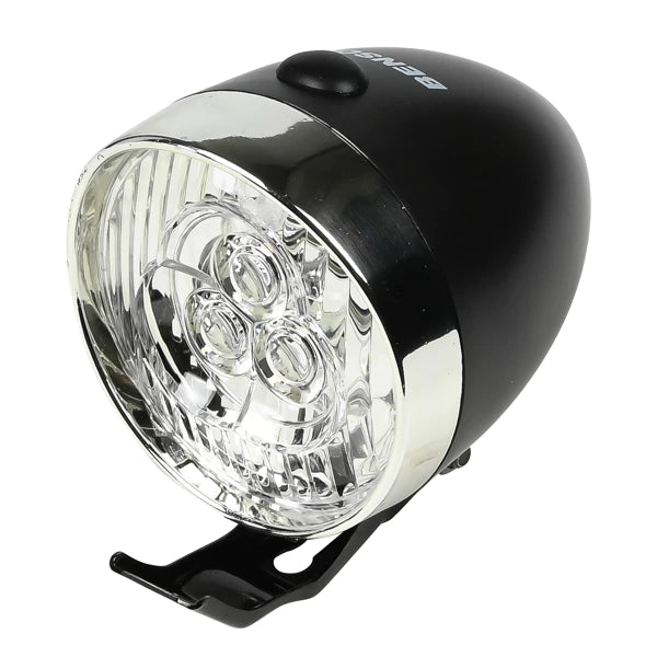 Phare de vélo 3 LED noir