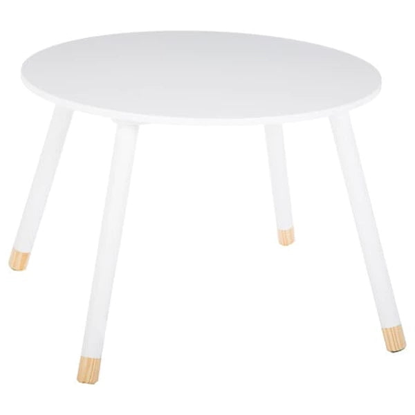 table ronde douceur blanc d60, blanc