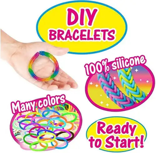 4148881604996 – CRAZE Mia and Me Loops 3-Pack (colis de 3) kit bracelets élastiques pas cher 22×33 cm