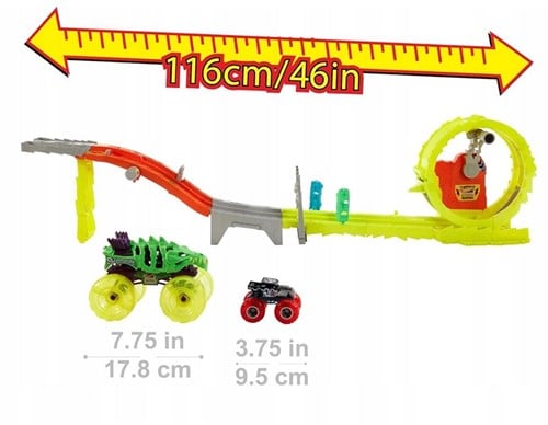 Hot Wheels Monster Trucks – Power Smashers Charge & Chase | 194735237470