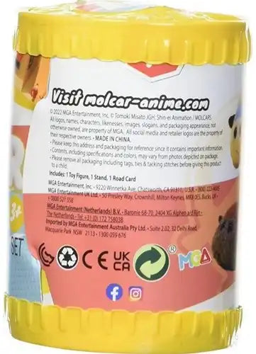 035051585640 – Molcar Fuzmols Peluche cochon d’Inde 6 cm assortis en tubo 7,5×10 cm (MGA) – Colis de 12 pièces