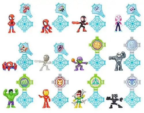 5010996197856 – Colis de 12 pcs Marvel Spidey and His Amazing Friends Figurines de collection 6,5×14,5 cm – Boîtes aveugles assorties – Grossiste Marvel