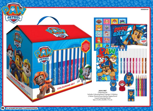 MAISON COLORIAGE PAW