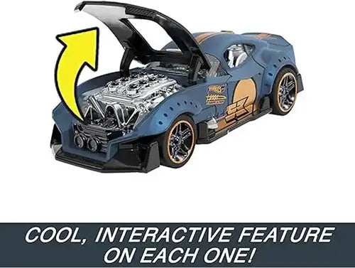 194735166763 – Hot Wheels Pull-Back Speeders 2-Pack 1:43 Die-Cast assortis 11×13,5 cm – Colis de 6 pièces