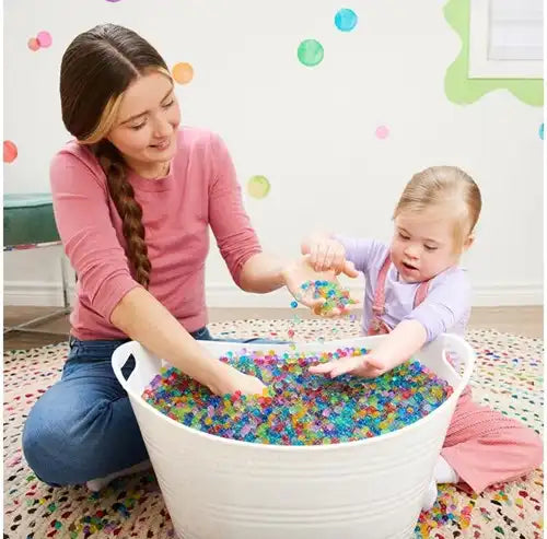 778988458204 – Colis de 3 Orbeez Rainbow 50 000 billes sensorielle – 516 g en sachet refermable