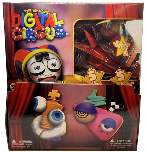 850065209807 | Lot de 5 pcs : The Amazing Digital Circus Squishme 19x21cm – Modèles Assortis