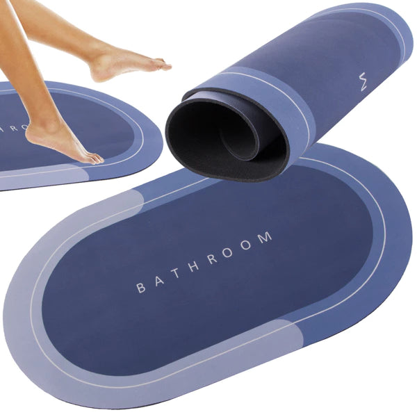 Tapis de bain antidérapant à séchage rapide