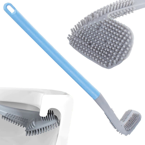 Brosse de toilette en silicone pour crochet de toi