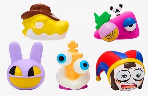 850065209807 | Lot de 5 pcs : The Amazing Digital Circus Squishme 19x21cm – Modèles Assortis
