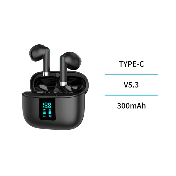 Écouteurs Bluetooth semi-intra-auriculaires TWS av