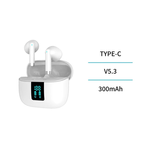 Écouteurs Bluetooth semi-intra-auriculaires TWS av