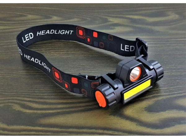 Lampe frontale et aimant COB + SMD