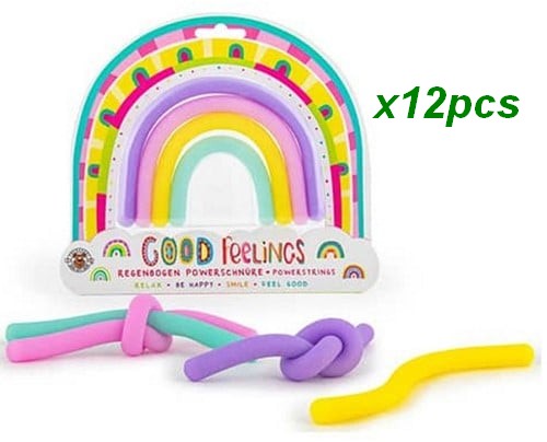 4032722956620 Lot 12 Sets 4 Câbles Arc-en-Ciel Trendhaus 16,5x19cm