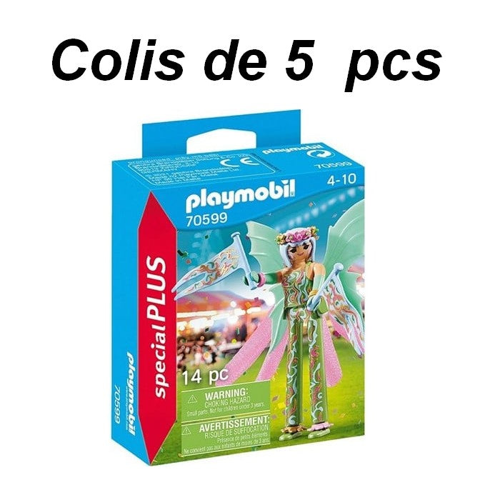 4008789705990 | Colis de 5 Playmobil Fée sur Échasses | 9,5x12 cm | Ref 70599