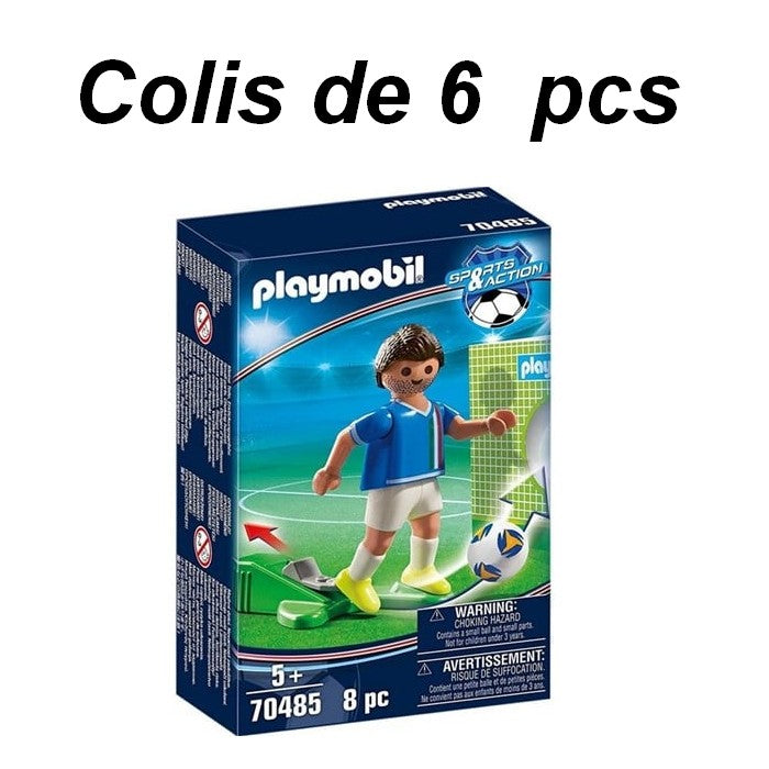4008789704856 | Colis 6x Playmobil Joueur Italie 70485 | Lot Revendeur