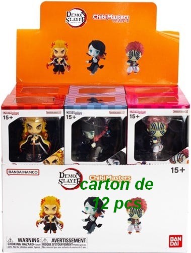 4549660770794 Lot 12 Chibi-Masters Demon Slayer Wave 2 9x11cm