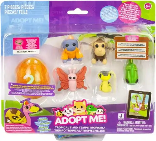 191726729150 – Colis 4 Adopt Me! Figurine Set 6-Pack Tropical Time 21,5x24cm