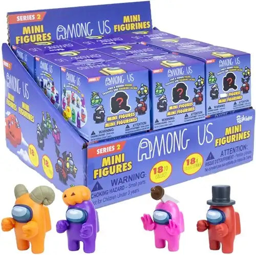 Among Us Action Figure assortis in blindbox 5,5x5,5cm in display
