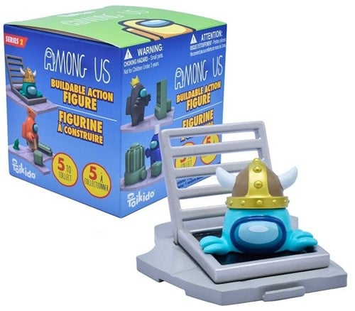 787790986669 | Among Us Buildable Action Figure 9cm – 1 Pièce Aléatoire en Blindbox 8x8cm – Toikido