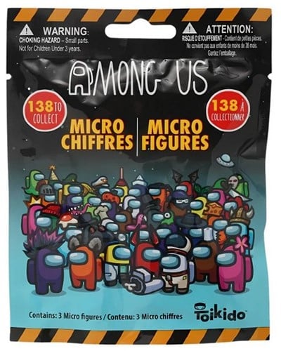 787790976363 figurines Among Us Micro Figures 2,5 cm – Sachet surprise 10,5x13 cm – Série 1