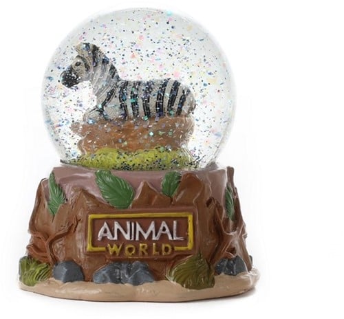 8714627004205 ANIMAL WORLD Boule à Neige Animal Sauvage 6,5x6,5x9cm