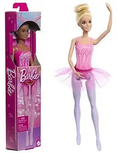 194735175864 – Lot revendeur de 4 pcs Barbie Pop Ballerina 2 assorti 7,5x32,5cm – Vente en gros poupées Barbie danseuse