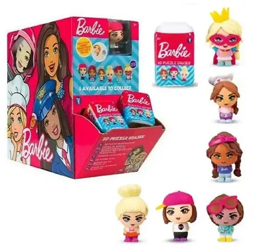 5056219031903 – Lot revendeur Barbie Puzzle Palz 3D Puzzel Gum assortis en présentoir (30 pcs)