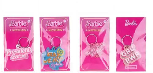 5038104134302 – Porte-clés Barbie 2D PVC – Assortis – Lot de 48 pièces