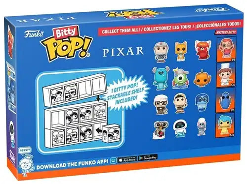 889698754682 – Funko Bitty POP! Disney Pixar UP! – Carl (4 Pack) – Colis de 12