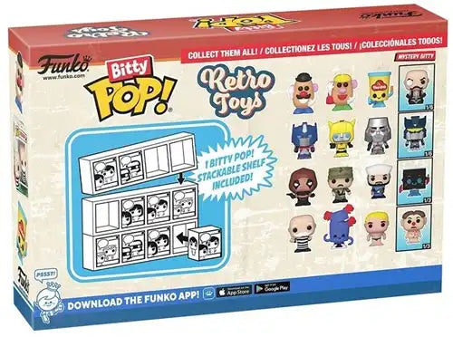 889698754460 – Funko Bitty POP! Retro Toys : Mr. Potato Head (4 Pack) – Colis de 12