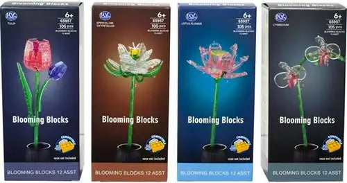 5038104659577 – Blooming Blocks pas chers (colis de 12 modèles assortis en présentoir)