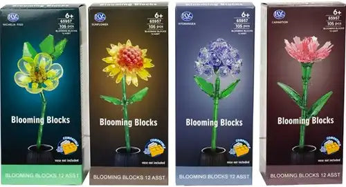 5038104659577 – Blooming Blocks pas chers (colis de 12 modèles assortis en présentoir)