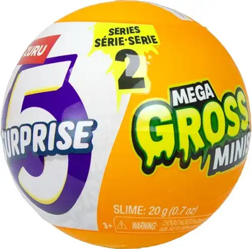 4894680033511 – Colis de 25 pcs : Zuru 5 Surprise Mega Gross Minis balle surprise 10 cm en présentoir – Grossiste jouets surprise et mini-collections