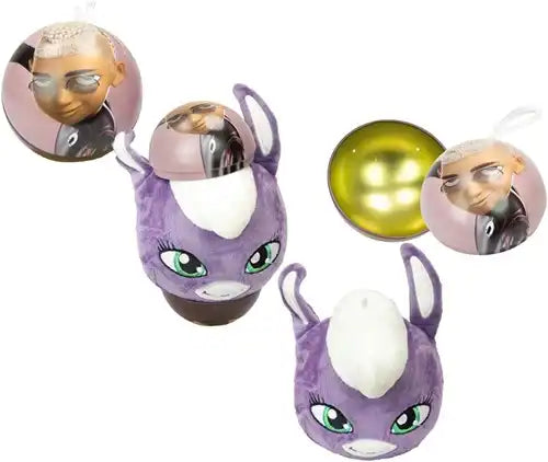 0840331914344 – Miraculous Mira Ball Surprise avec peluche 12 cm – Display de 24 balles surprises Ladybug et Chat Noir