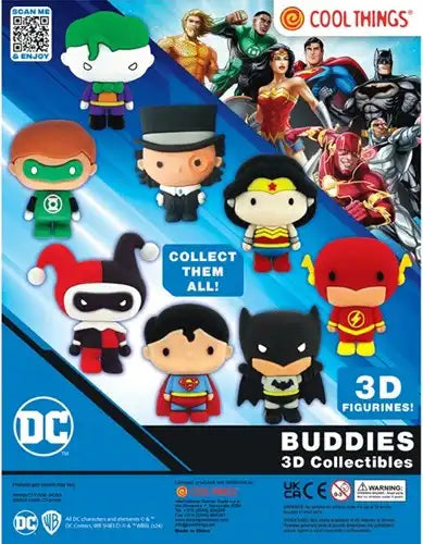 8053306202892 lot de 20 Capsules 65 mm DC Super Hero Buddies – Grossiste figurines 3D à collectionner sous licence officielle DC Comics