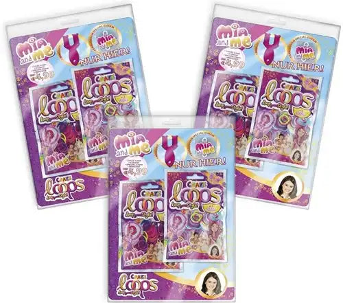 4148881604996 – CRAZE Mia and Me Loops 3-Pack (colis de 3) kit bracelets élastiques pas cher 22×33 cm
