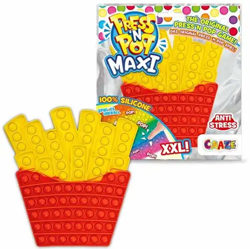 4059779037355 – CRAZE Press’n Pop Pop-it Game Frites XXL 18,5×24 cm