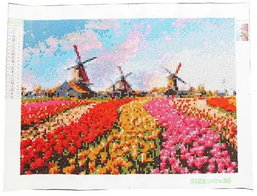 8714627004878 – Diamond Painting 30×40 cm – Pierres carrées – 6 modèles assortis – Colis de 12