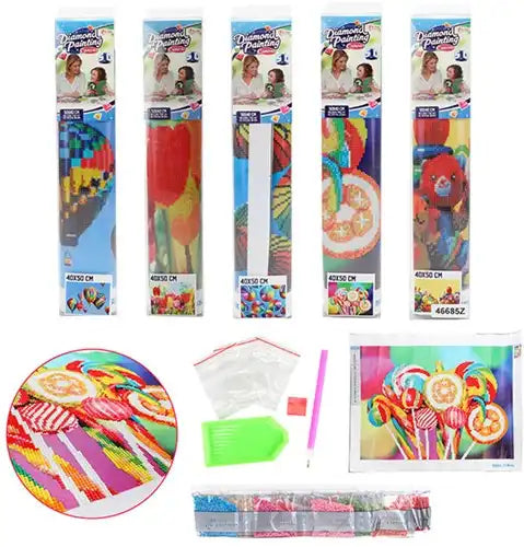 Diamond painting Coloré 40x50cm (diy) 6-ass