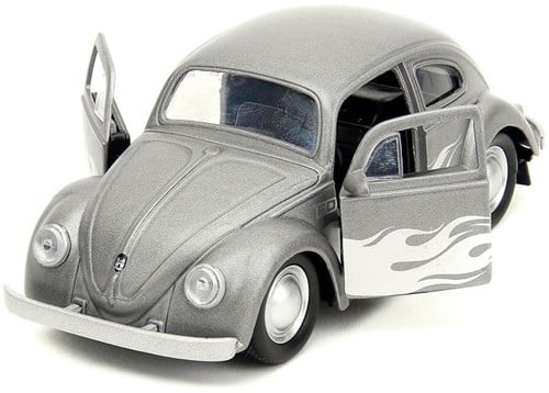 801310342374 | Die-Cast Punch Buggy '59 VW Beetle avec Gants – Blanc – Échelle 1/32 – 7,5x20cm
