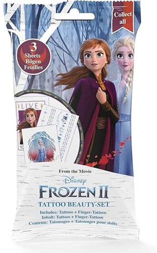 4059779022672 Disney Frozen II tatouages 3 feuilles blindbag 9x16,5cm
