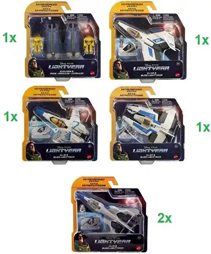 Disney Lightyear Aircraft avec mini-figurine Hyperspeed Space Ship 5 assortis 20x20cm