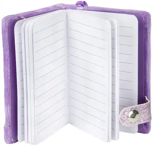 8721077563411 – Colis de 12 pièces – Disney Lilo & Stitch Mini Carnet Peluche 7 x 10 cm + sac présentoir à clip – dispo Simcha.fr