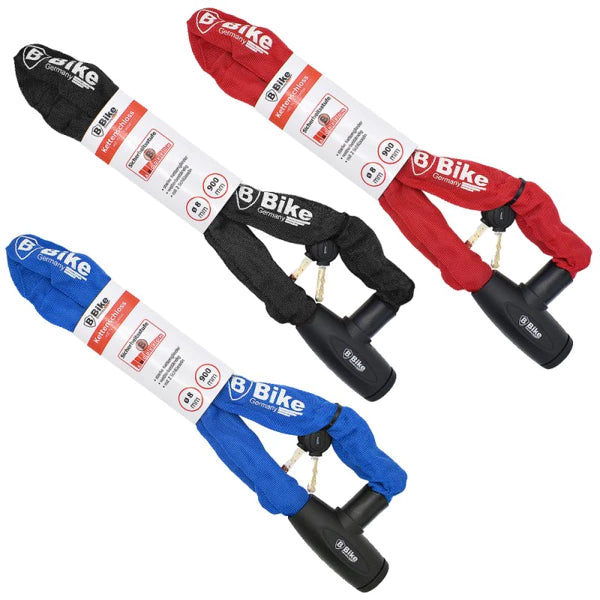 Chaîne antivol pour vélo et moto 8 x 900 mm