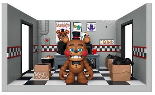 889698676960 | Five Nights at Freddy's Snaps! Toy Freddy avec Storage Room 21x23cm – Funko – Figurine Officielle FNaF