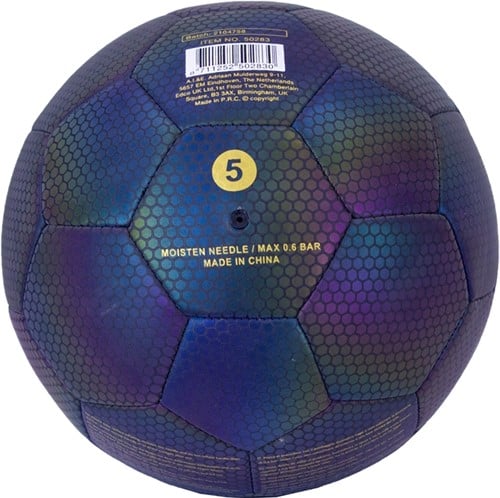 8711252502830 Ballon Football Halogène 32 Panneaux Taille 5 340g