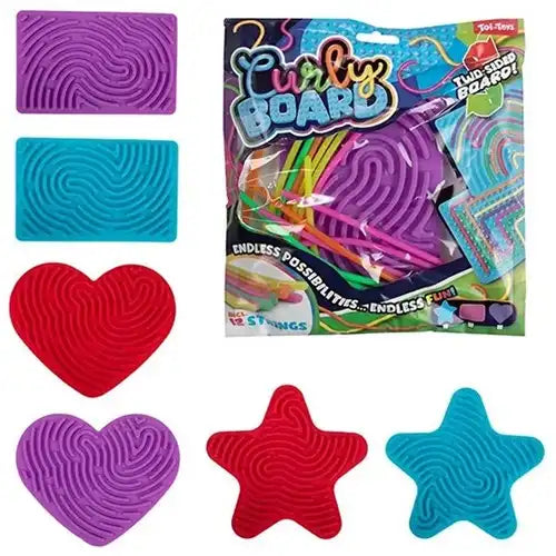 8714627026733 – FUN Figure Board Curly Board + 12 strings (6 assorted models 20 x 22 cm, pack of 24 pcs) available Simcha.fr
