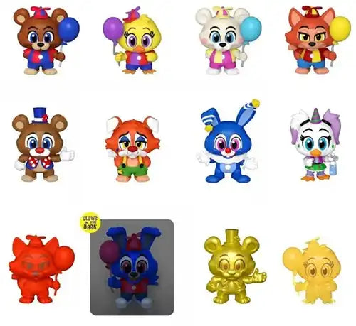 889698678711 – Lot revendeur de 12 pcs – Vente en gros Funko Mystery Minis Five Nights at Freddy’s Blind Box