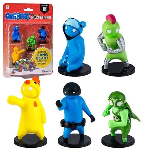 7290117582978 Gang Beasts Figures 5-Pack Blisterpack Solid B 18,5x26cm