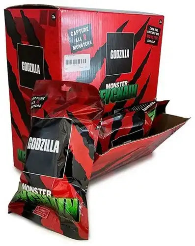 5056474208027 – Lot de 12 pcs Godzilla Monster Bagclip en blindbag 15x22 cm en display – Grossiste produits dérivés